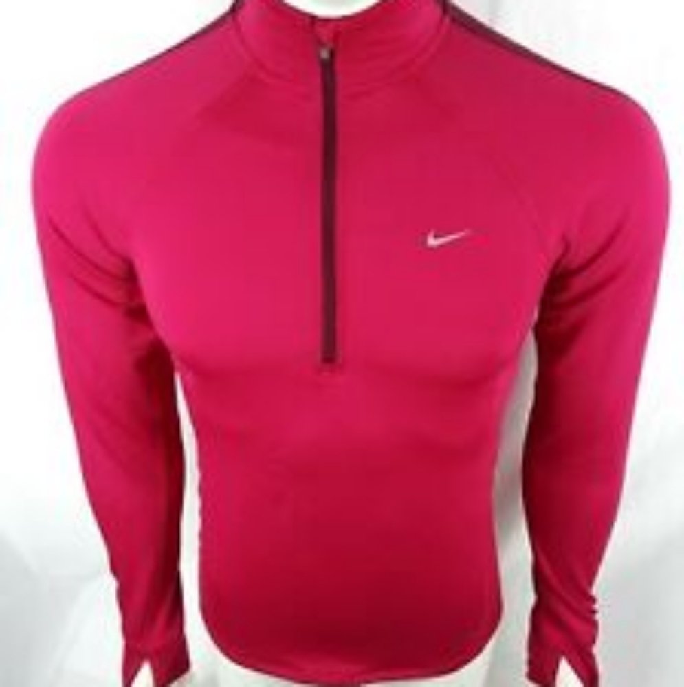 Nike women's dri fit pull over half zip size M - Picture 1 of 3